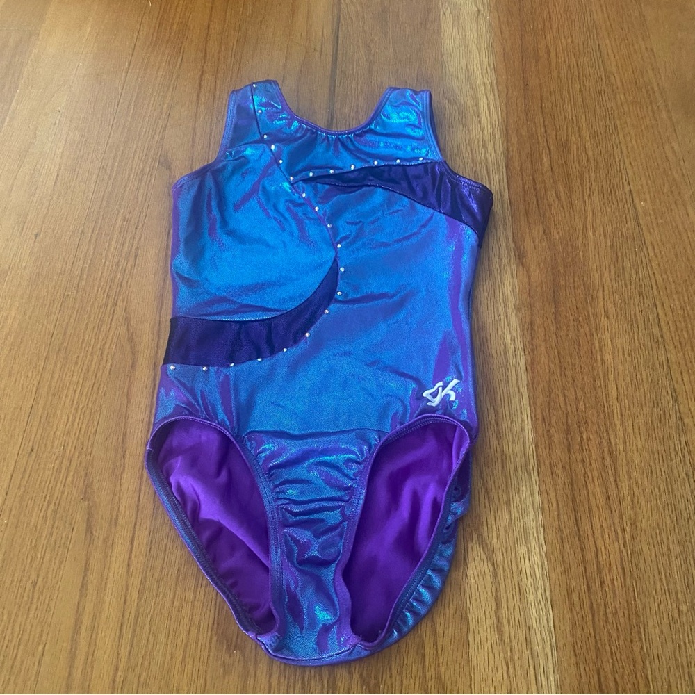 GK Classic Gymnastics Leotard With Rhinestone